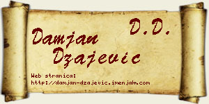 Damjan Džajević vizit kartica